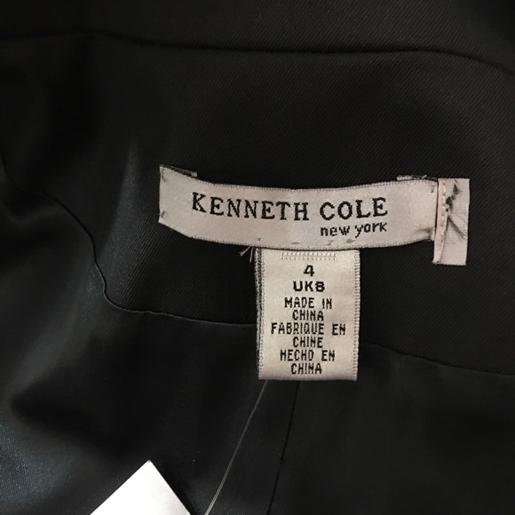 Kenneth Cole New York Blazer/Jacket Angular Bottom Zipper Size 4 NWT - Picture 6 of 7